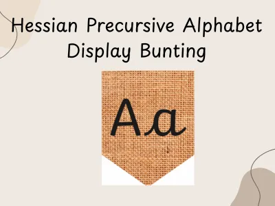 Hessian Precursive Display Bunting — preview 1