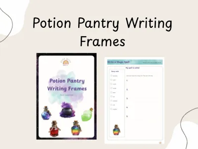 Potion Pantry Writing Frames — preview 1