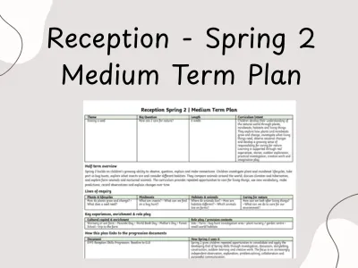 Reception Spring 2 Medium Term Plan — preview 1