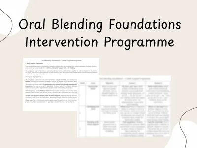 Oral Blending Foundations - 6 Week Targeted Programme — preview 1