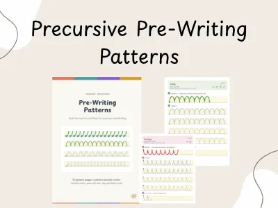 Precursive Pre-Writing Patterns — preview 1