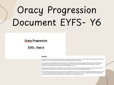 Oracy Framework Progression Document — preview 1