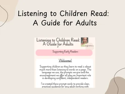 Listening to Children Read: A Guide for Adults — preview 1