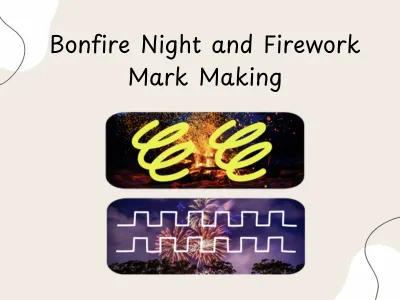Bonfire Night and Firework Mark Making — preview 1