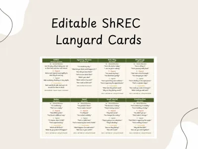 Editable ShREC Lanyard Prompts — preview 1