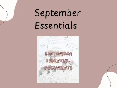 The September Essentials — preview 1