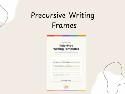 Precursive Writing Frames — preview 1