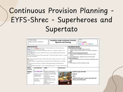 Continuous Provision Enhancement Planning - Reception -Shrec - Superheroes and Supertato — preview 1