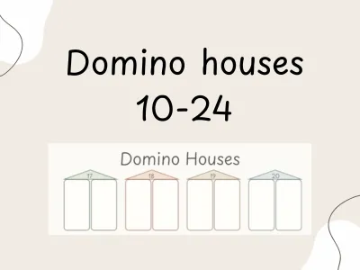 Domino Houses - Numbers 10-24 — preview 1