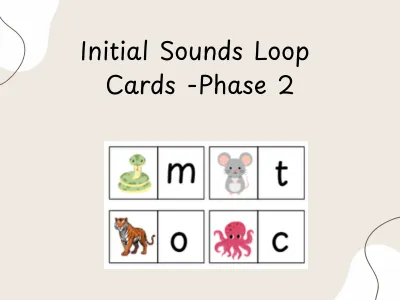 Initial Sound Loop Cards- Phase 2 — preview 1