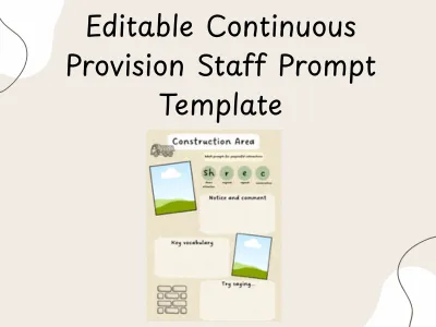 Editable Continuous Provision Staff Prompt Template — preview 1