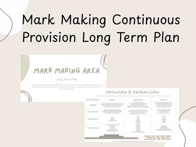 Mark Making Continuous Provision Long Term Plan — preview 1