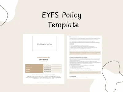 EYFS Policy Template — preview 1