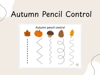 Autumn Pencil Control — preview 1