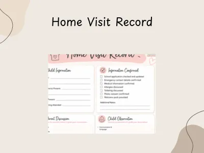 Home Visit Record — preview 1