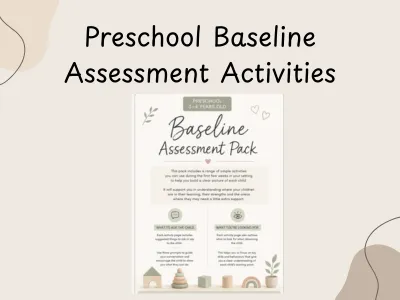 Preschool Baseline Assessment Activities — preview 1