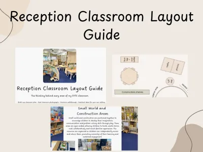 Reception Classroom Layout Guide — preview 1