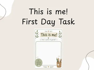 This Is Me! First Day Task — preview 1