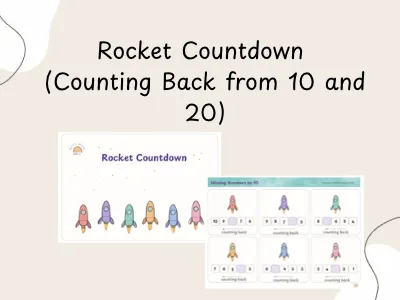 Rocket Countdown (Counting Back from 10 and 20) — preview 1
