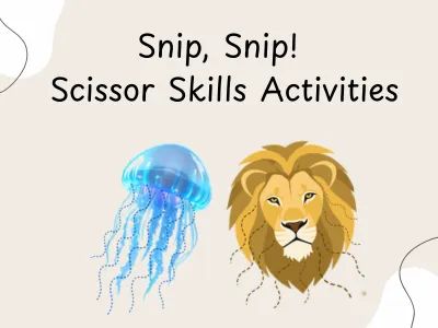 Snip, Snip Scissor Skills Activities — preview 1