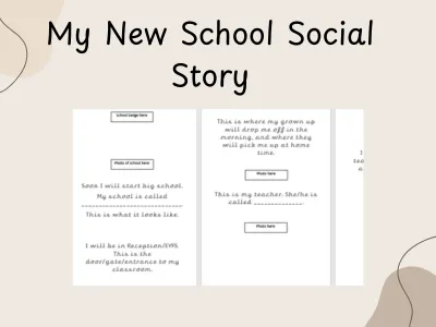 New Starter - My New School Social Story — preview 1