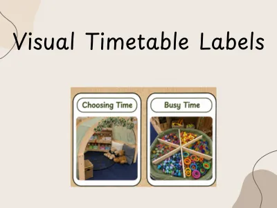 Visual Timetable Labels — preview 1