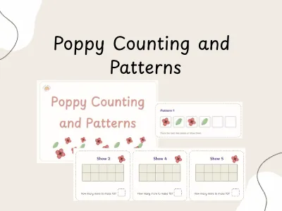 Poppy Counting and Patterns — preview 1