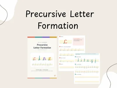Precursive Letter Formation — preview 1