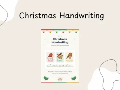 Print Christmas Handwriting — preview 1