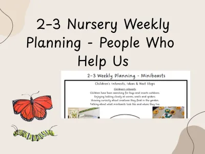 2–3 Nursery Weekly Planning - Minibeasts — preview 1